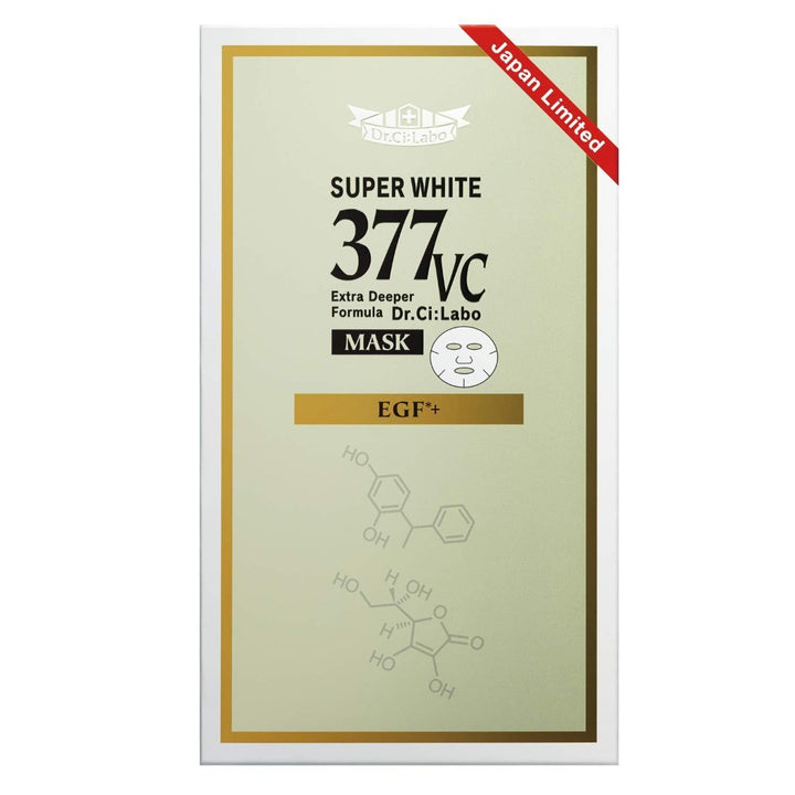 Dr. Ci:Labo Super White 377VC Extra Deeper Formula Mask EGF+ 5pcs