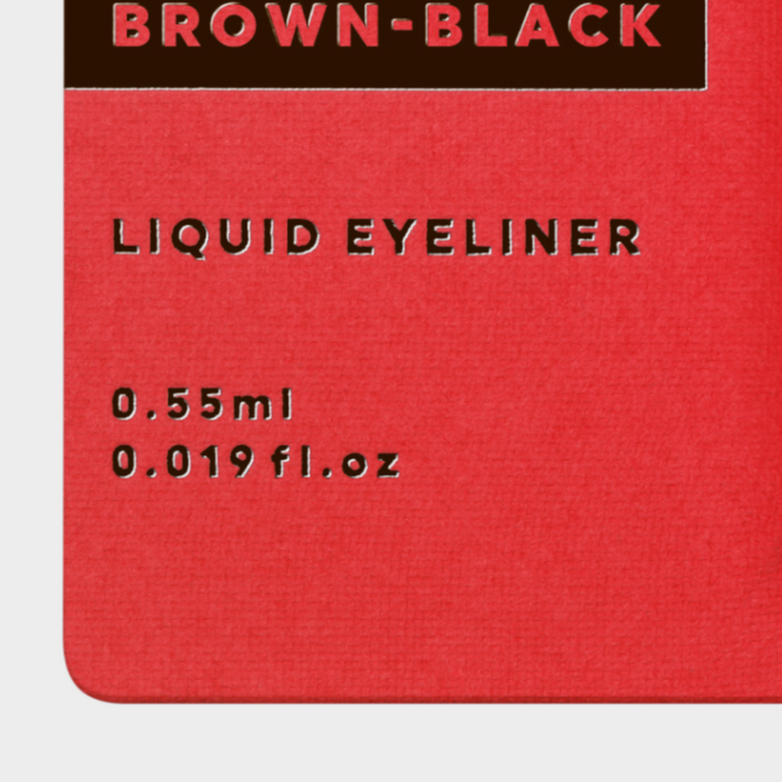 Flowfushi UZU Eye Opening Liner Liquid Eyeliner - Brown Black