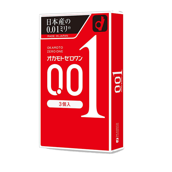 Okamoto Zero One 001 Condoms - 3Pcs 英国 uk