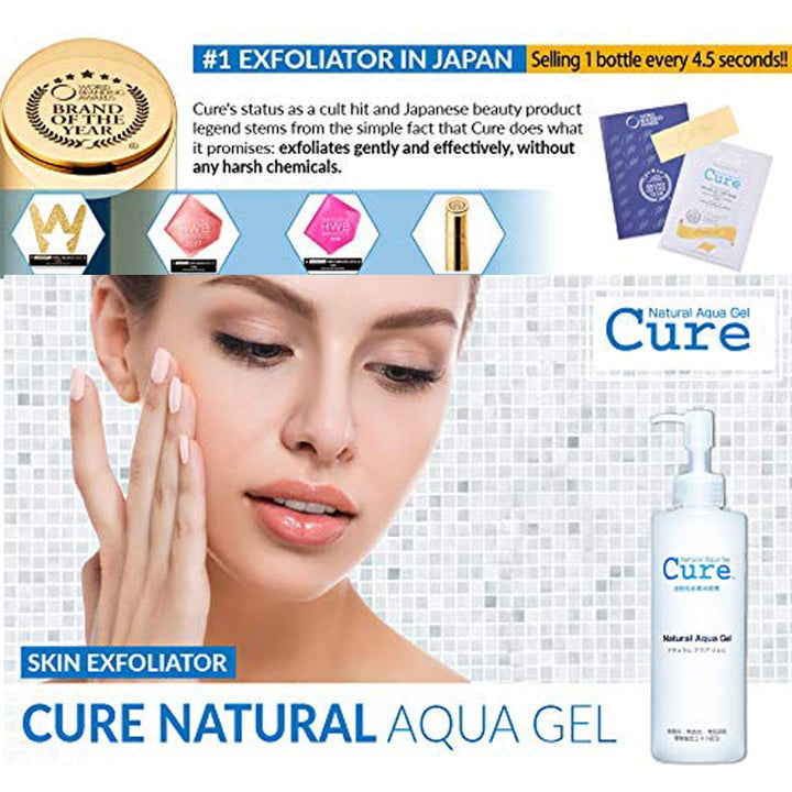 Cure Natural Aqua Gel Water Skin Exfoliator 250g