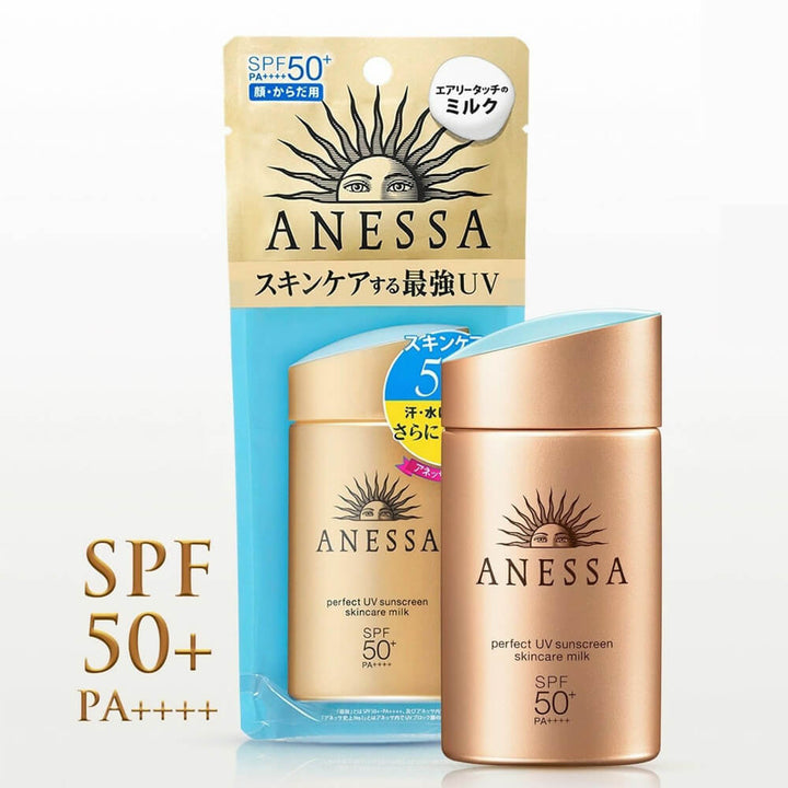 Shiseido Anessa Perfect UV Sunscreen Skincare Milk Spf50+/Pa++++ 60ml uk