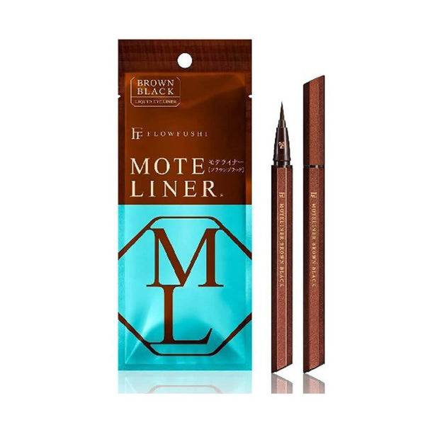Flowfushi Moteliner Liquid Eyeliner - Brown Black