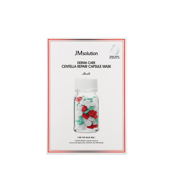 JM Solution Derma Care Centella Madeca Capsule Masks 10pcs