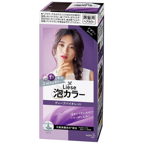 Kao Liese Prettia AWA Hair Dye Colour - Deep Violet