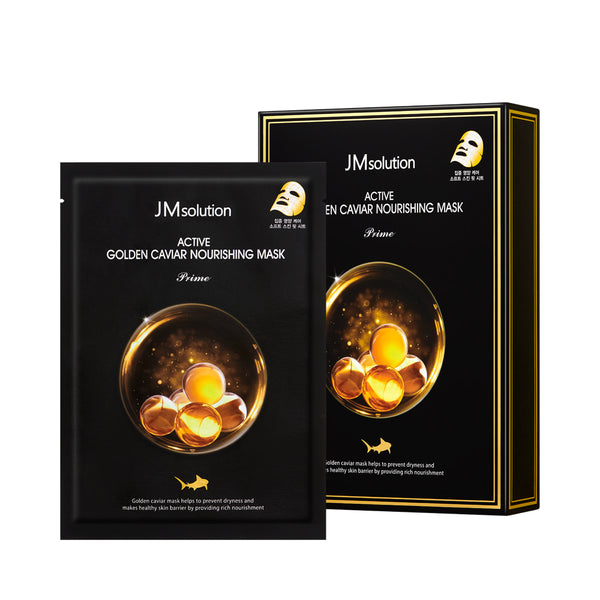 Jm Solution Active Golden Caviar Nourishing Mask Prime 10pcs