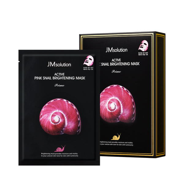 JM Solution Active Pink Snail Brightening Mask Prime 10Pcs